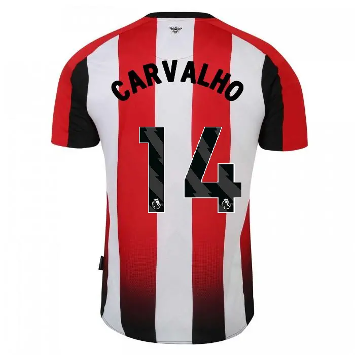 23/25 Brentford Adult Home Shirt CARVALHO 14
