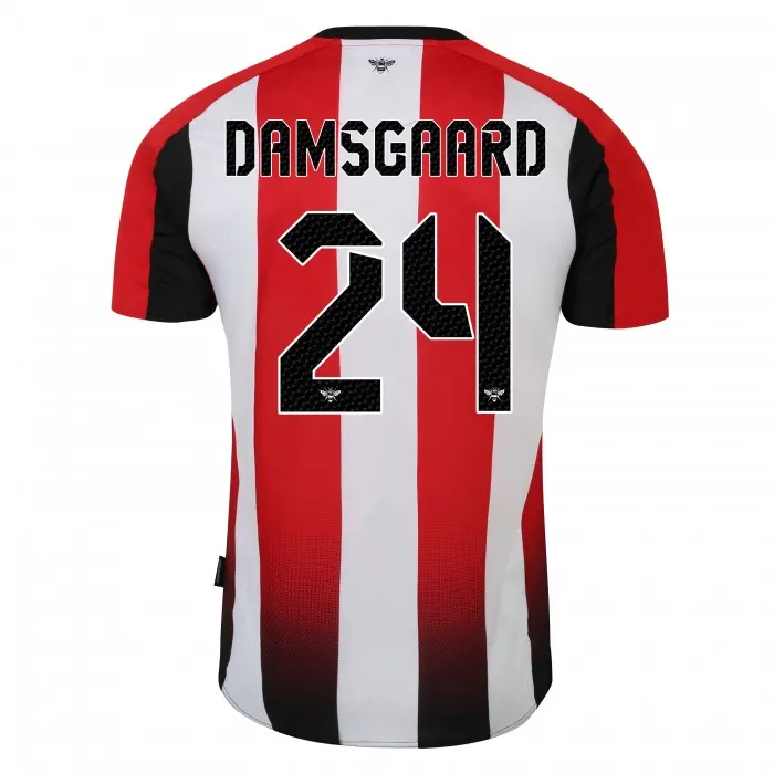 23/25 Brentford Junior Home Shirt DAMSGAARD 24