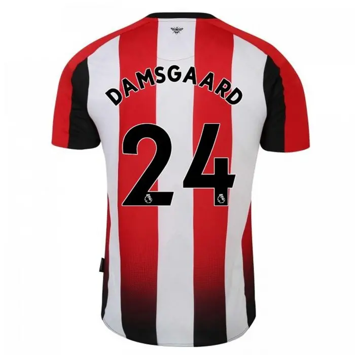 23/25 Brentford Junior Home Shirt DAMSGAARD 24