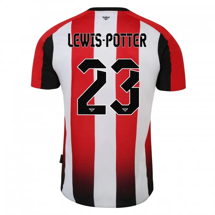 23/25 Brentford Junior Home Shirt LEWIS POTTER 23