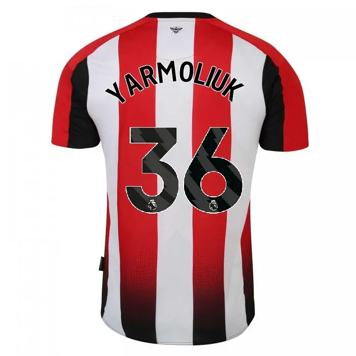 23/25 Brentford Womens Home Shirt JI SOO 36-4056-2300416-JI SOO 36 23/25 Brentford Womens Home Shirt JI SOO 36 - Image 1