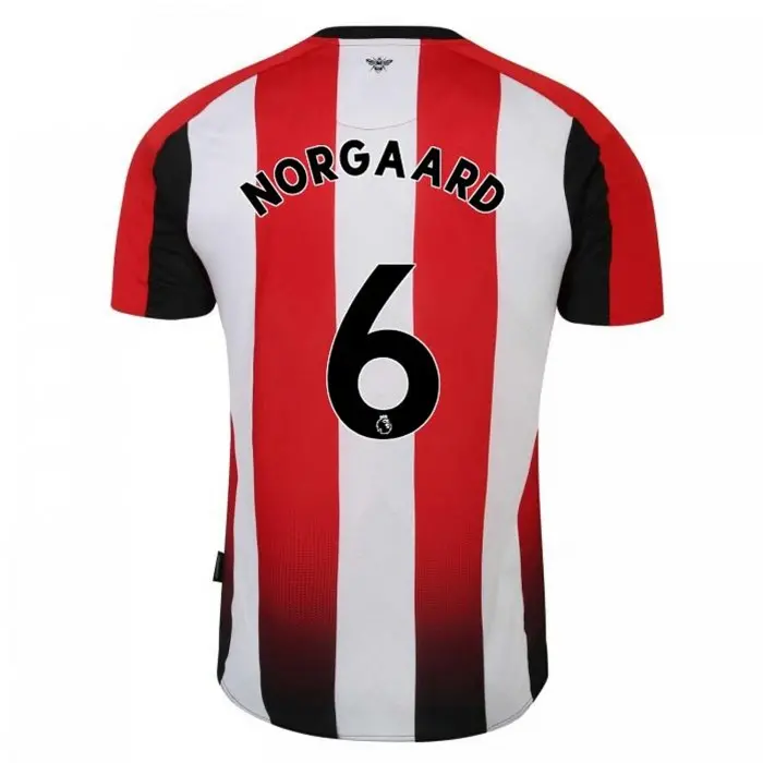 23/25 Brentford Womens Home Shirt NORGAARD 6-3742-2300416-CHRISTIAN NORGAARD 6 23/25 Brentford Womens Home Shirt NORGAARD 6 - Image 1