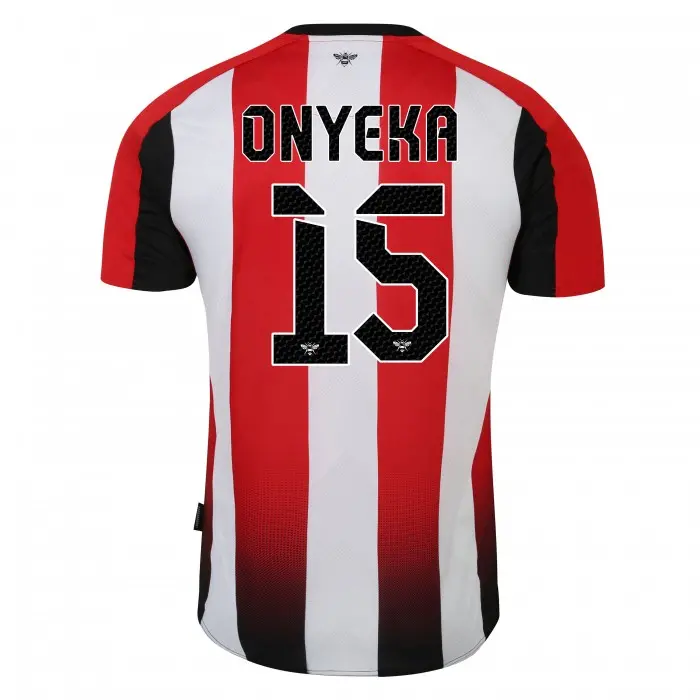 23/25 Brentford Womens Home Shirt ONYEKA 15-3762-2300416-FRANK ONYEKA 15 23/25 Brentford Womens Home Shirt ONYEKA 15 - Image 1