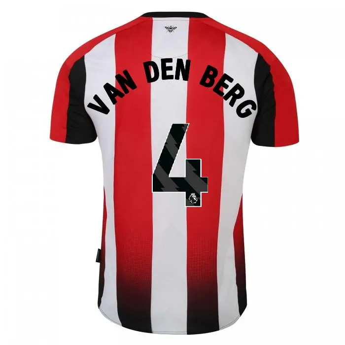 23/25 Brentford Womens Home Shirt VAN DEN BERG 4-4713-2300416-SEPP VAN DEN BERG 4 23/25 Brentford Womens Home Shirt VAN DEN BERG 4 - Image 1