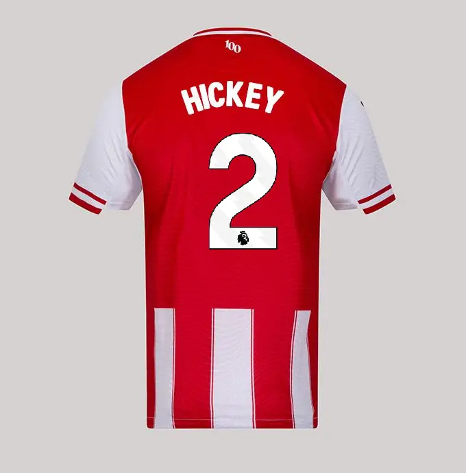 25/26 Brentford Adult Authentic Home Shirt - AARON HICKEY 2