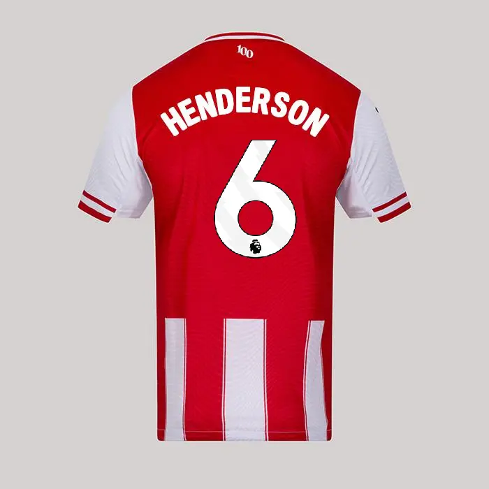 25/26 Brentford Adult Authentic Home Shirt - JORDAN HENDERSON 6-2500064-06 25/26 Brentford Adult Authentic Home Shirt - JORDAN HENDERSON 6 - Image 1