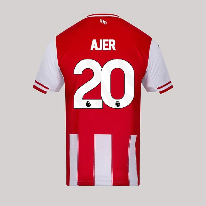 25/26 Brentford Adult Authentic Home Shirt - KRISTOFFER AJER 20