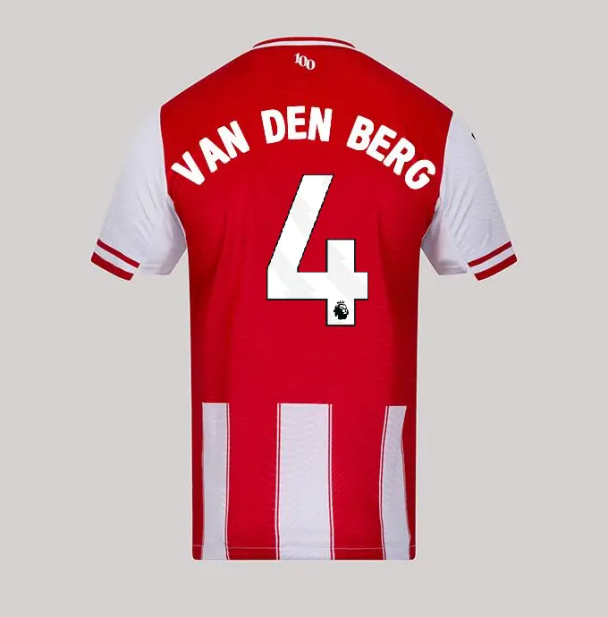 25/26 Brentford Adult Authentic Home Shirt - SEPP VAN DEN BERG 4