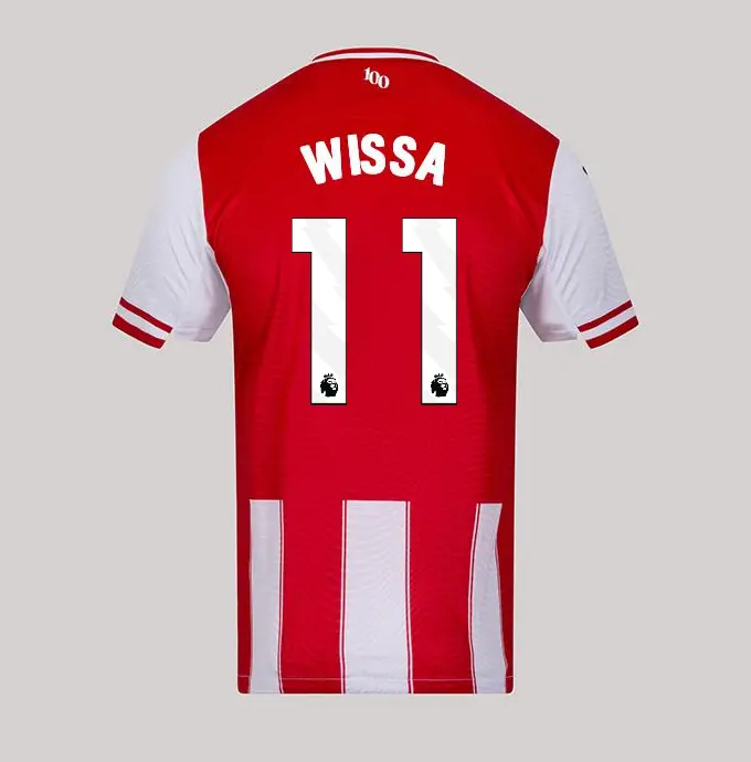 25/26 Brentford Adult Authentic Home Shirt - YOANNE WISSA 11-2500064-11 25/26 Brentford Adult Authentic Home Shirt - YOANNE WISSA 11 - Image 1