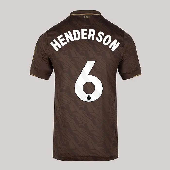 25/26 Brentford Adult Replica Away Shirt - JORDAN HENDERSON 6