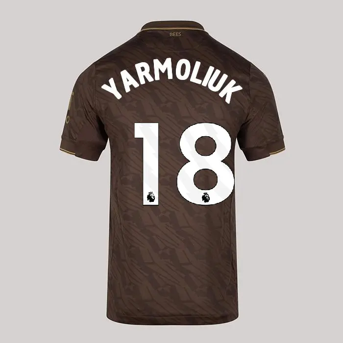 25/26 Brentford Adult Replica Away Shirt - YARMOLIUK 18-2500056-18 25/26 Brentford Adult Replica Away Shirt - YARMOLIUK 18 - Image 1
