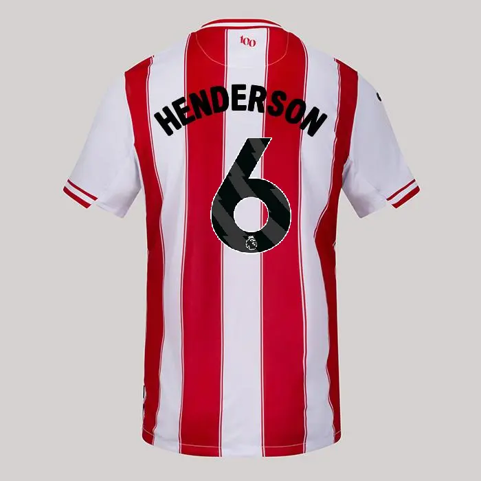 25/26 Brentford Adult Replica Home Shirt - JORDAN HENDERSON 6