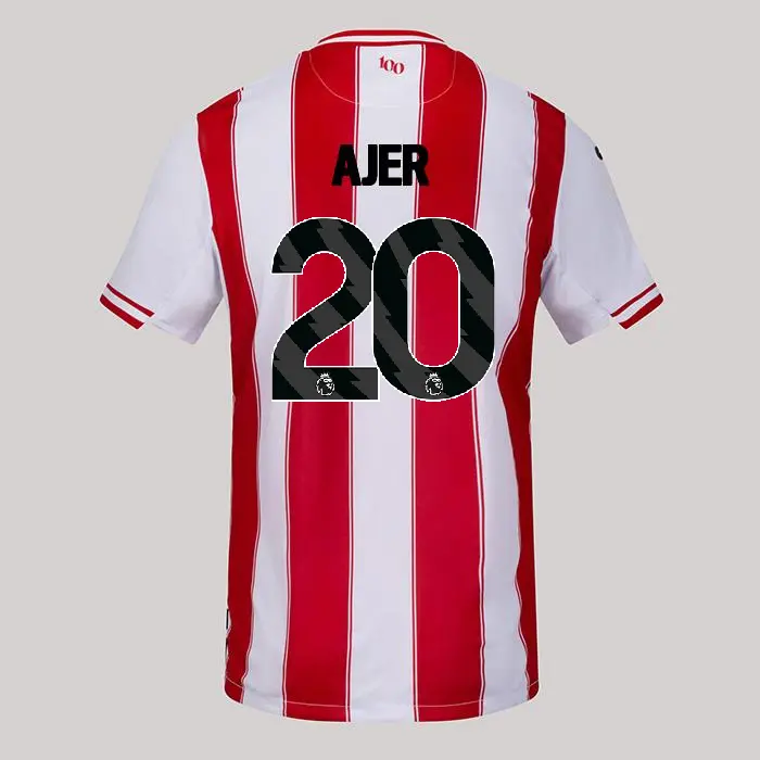 25/26 Brentford Adult Replica Home Shirt - KRISTOFFER AJER 20