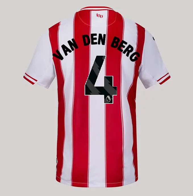 25/26 Brentford Adult Replica Home Shirt - SEPP VAN DEN BERG 4