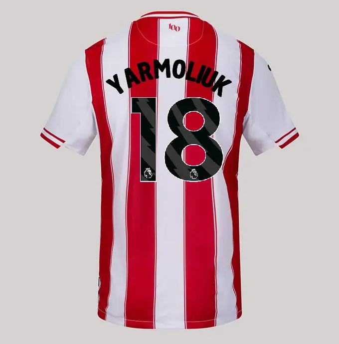 25/26 Brentford Adult Replica Home Shirt - YARMOLIUK 18-2500055-18 25/26 Brentford Adult Replica Home Shirt - YARMOLIUK 18 - Image 1
