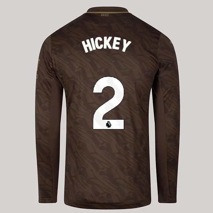 25/26 Brentford Adult Replica L/S Away Shirt - Aaron Hickey 2