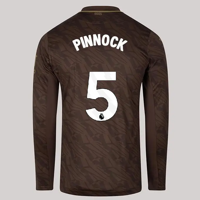25/26 Brentford Adult Replica L/S Away Shirt - Ethan Pinnock 5