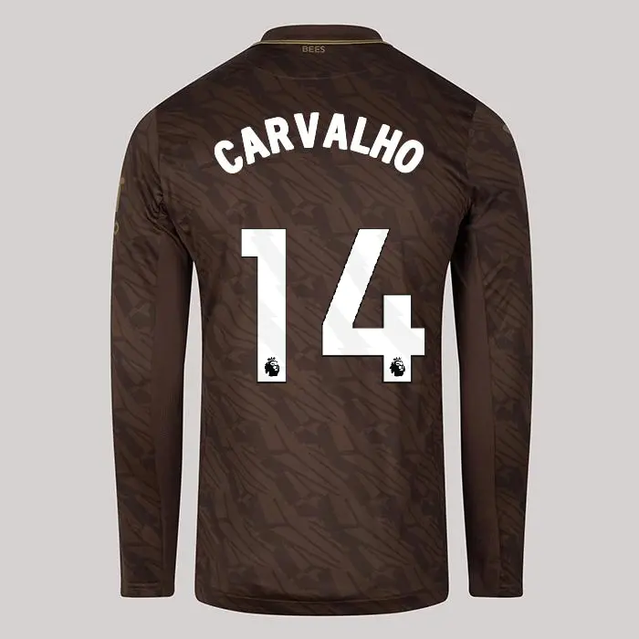 25/26 Brentford Adult Replica L/S Away Shirt - Fábio Carvalho 14-2500059-14 25/26 Brentford Adult Replica L/S Away Shirt - Fábio Carvalho 14 - Image 1
