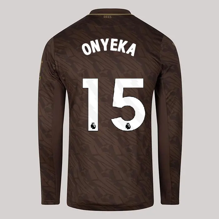 25/26 Brentford Adult Replica L/S Away Shirt - Frank Onyeka 15
