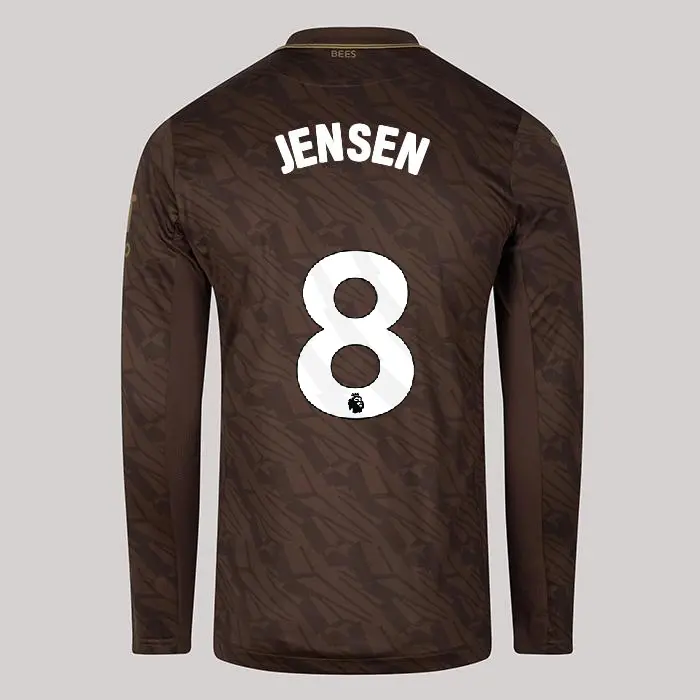 25/26 Brentford Adult Replica L/S Away Shirt - Mathias Jensen 8
