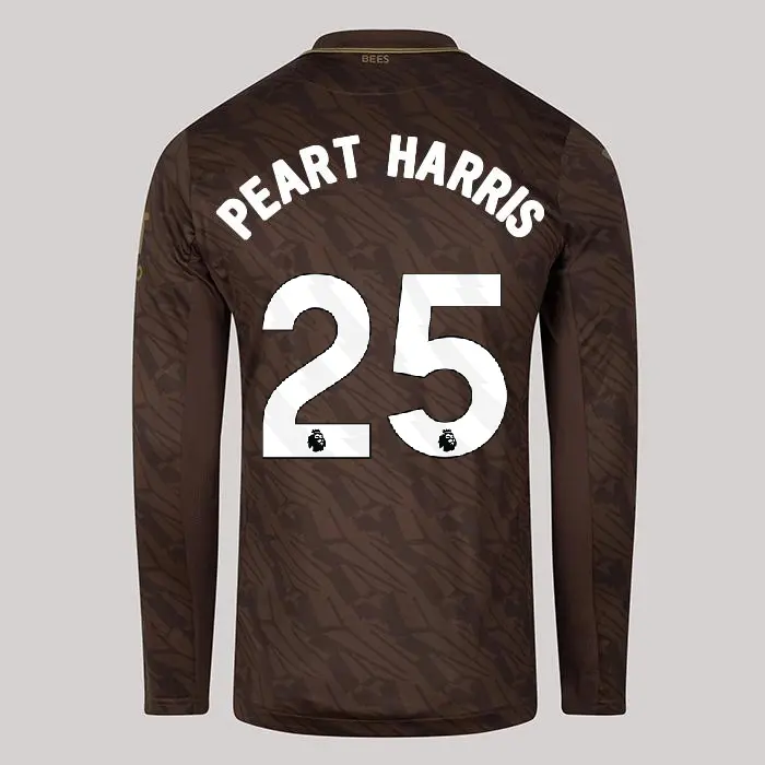 25/26 Brentford Adult Replica L/S Away Shirt - Myles Peart Harris 25-2500059-25 25/26 Brentford Adult Replica L/S Away Shirt - Myles Peart Harris 25 - Image 1