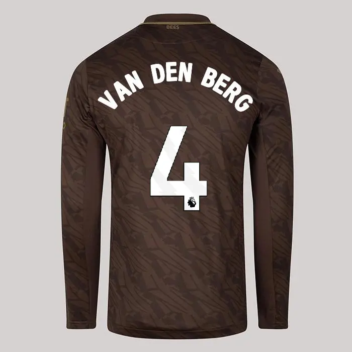 25/26 Brentford Adult Replica L/S Away Shirt - Sepp van den Berg 4