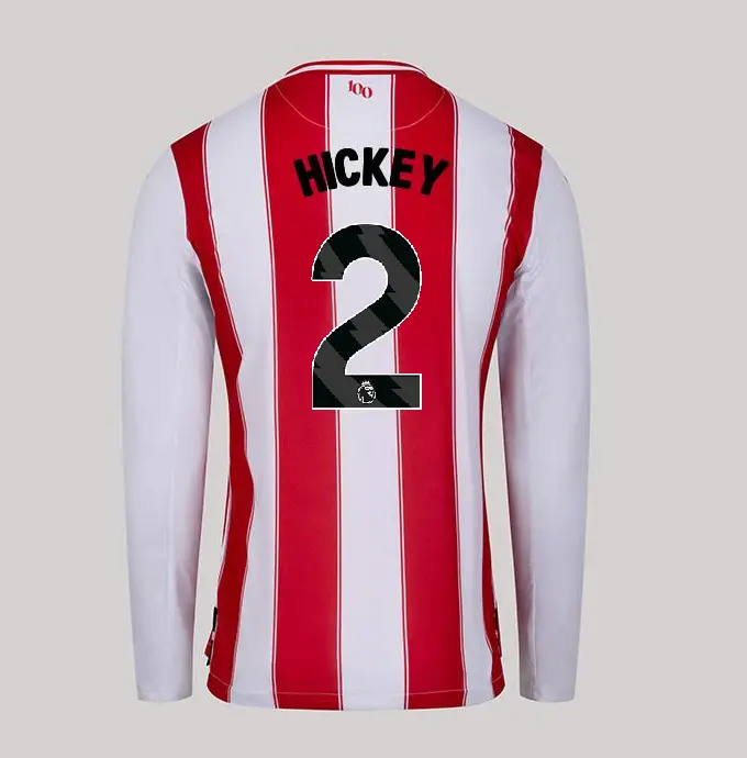 25/26 Brentford Adult Replica L/S Home Shirt - AARON HICKEY 2
