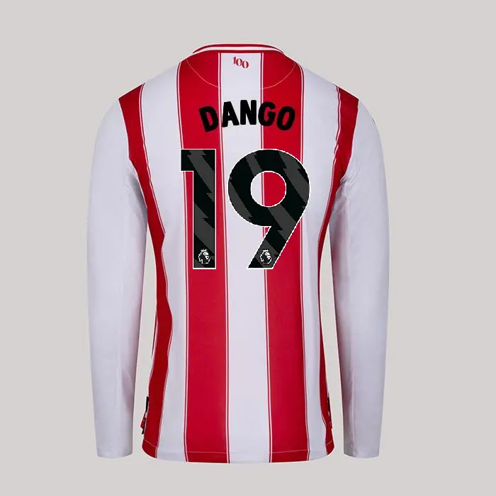 25/26 Brentford Adult Replica L/S Home Shirt - DANGO OUATTARA 19-2500058-19 25/26 Brentford Adult Replica L/S Home Shirt - DANGO OUATTARA 19 - Image 1