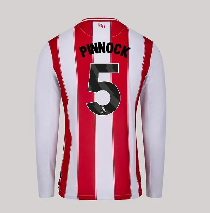 25/26 Brentford Adult Replica L/S Home Shirt - ETHAN PINNOCK 5