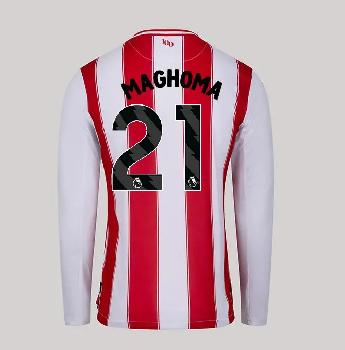 25/26 Brentford Adult Replica L/S Home Shirt - JAYDEN MEGHOMA 21