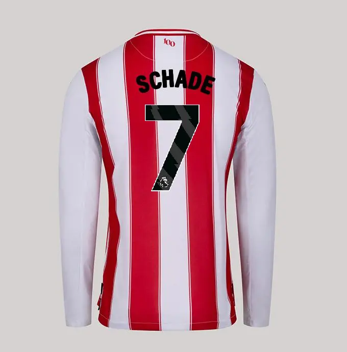 25/26 Brentford Adult Replica L/S Home Shirt - KEVIN SCHADE 7