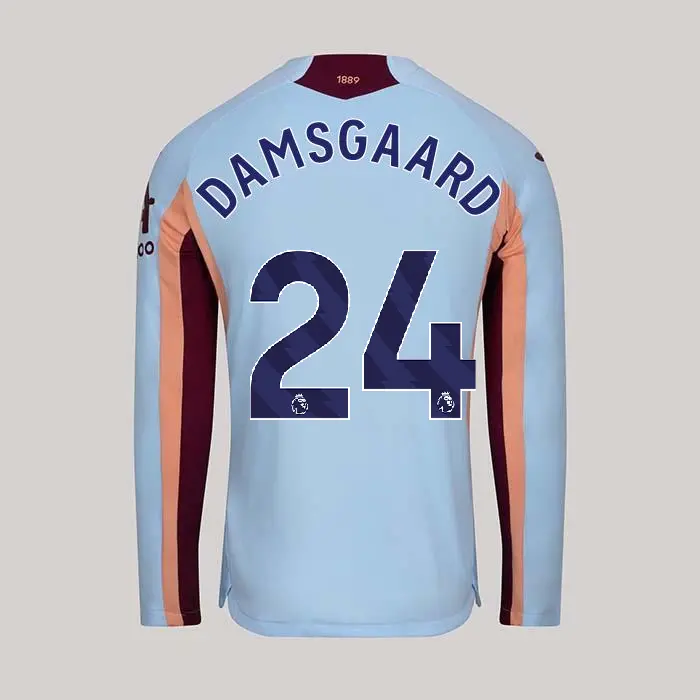 25/26 Brentford Adult Replica L/S Third Shirt - MIKKEL DAMSGAARD 24-2500060-24 25/26 Brentford Adult Replica L/S Third Shirt - MIKKEL DAMSGAARD 24 - Image 1