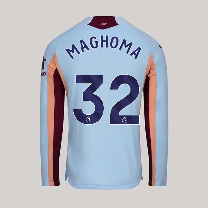 25/26 Brentford Adult Replica L/S Third Shirt - PARIS MAGHOMA 32-2500060-32 25/26 Brentford Adult Replica L/S Third Shirt - PARIS MAGHOMA 32 - Image 1