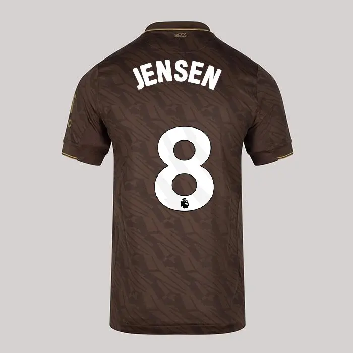 25/26 Brentford Junior Replica Away Shirt - MATHIAS JENSEN 8-2500062-08 25/26 Brentford Junior Replica Away Shirt - MATHIAS JENSEN 8 - Image 1