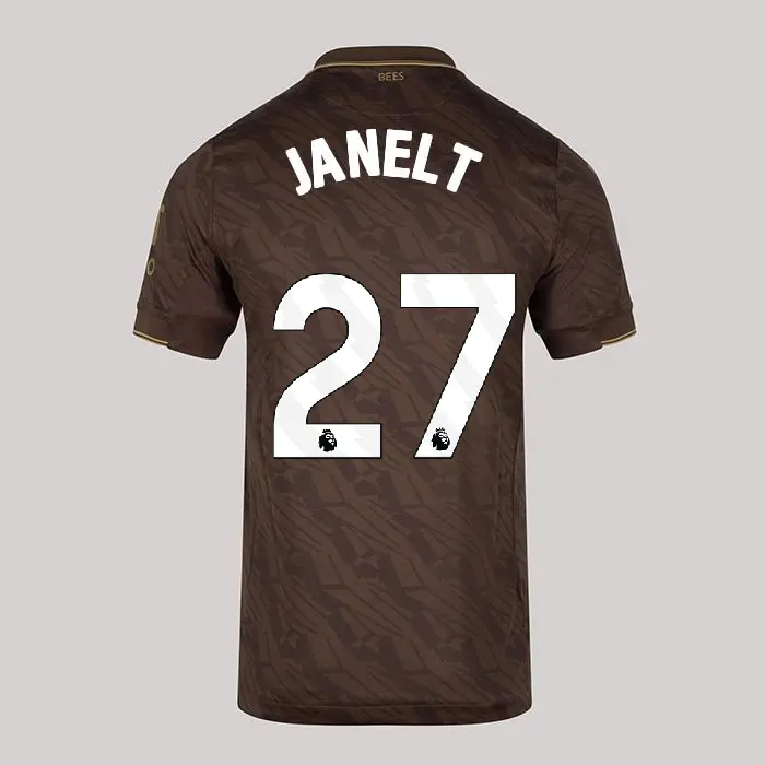 25/26 Brentford Junior Replica Away Shirt - VITALY JANELT 27