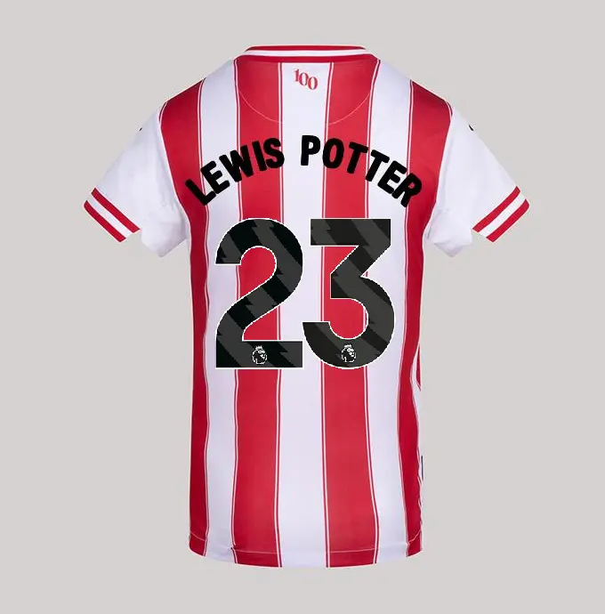 25/26 Brentford Junior Replica Home Shirt - KEANE LEWIS POTTER 23