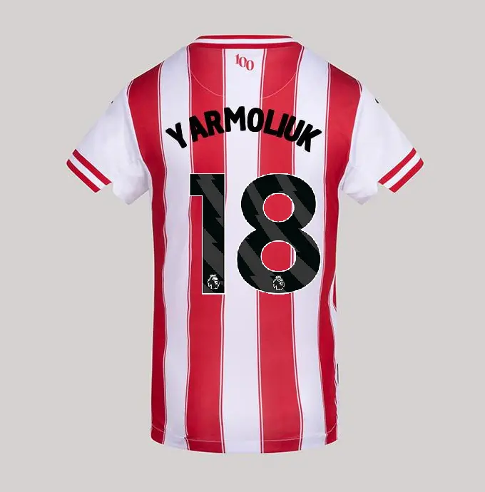 25/26 Brentford Junior Replica Home Shirt - YARMOLIUK 18