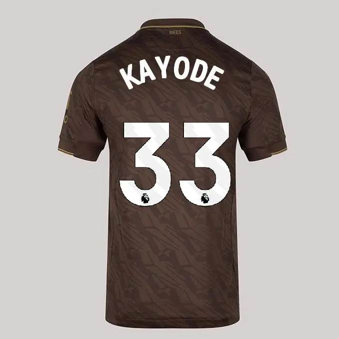 25/26 Brentford Womens Away Match  Shirt - KAYODE 33
