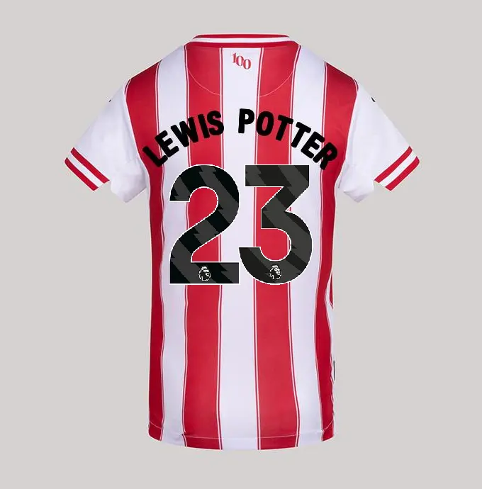 25/26 Brentford Womens Replica Home Shirt - KEANE LEWIS POTTER 23-2500091-23 25/26 Brentford Womens Replica Home Shirt - KEANE LEWIS POTTER 23 - Image 1