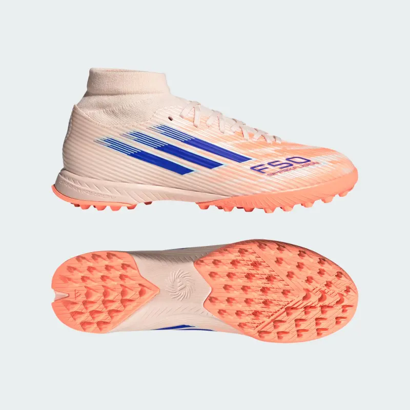 Adidas F50 Sparkfusion League Mid-Cut TF Coral Blaze Pack (Women's)-JI0015 Adidas F50 Sparkfusion League Mid-Cut TF Coral Blaze Pack (Women's) - Image 1