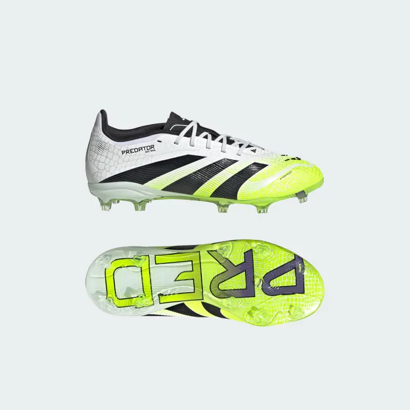 Adidas Predator Elite FG Cloud White Core Black Lucid Lemon (GS)