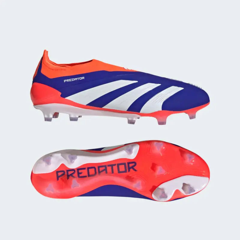 Adidas Predator Elite Laceless Firm Ground Boots Lucid Blue