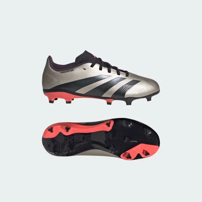 Adidas Predator League Firm Ground Boots Platinum Metallic Kids-IF6354 Kits Collection - Premium Brentford Kits for Supporters