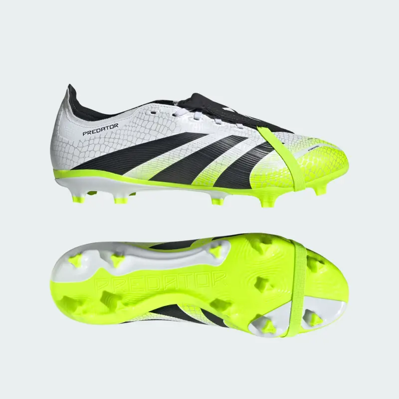 Adidas Predator League Fold-Over Tongue FG/MG Cloud White Core Black Lucid Lemon-JI1111 Kits Collection - Premium Brentford Kits for Supporters