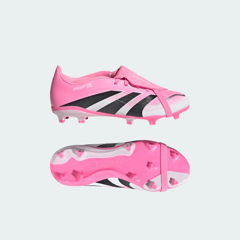 Adidas Predator League Fold-Over Tongue FG/MG David Beckham Beam Pink (Kids)-JP9917 Kits Collection - Premium Brentford Kits for Supporters