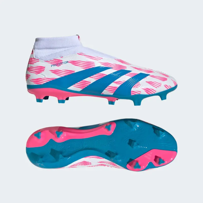 Adidas Predator League Laceless Firm Ground Boots Cloud White-IF1465 Kits Collection - Premium Brentford Kits for Supporters Adidas Predator League Laceless Firm Ground Boots Cloud White-IF1465 Kits Collection - Premium Brentford Kits for Supporters