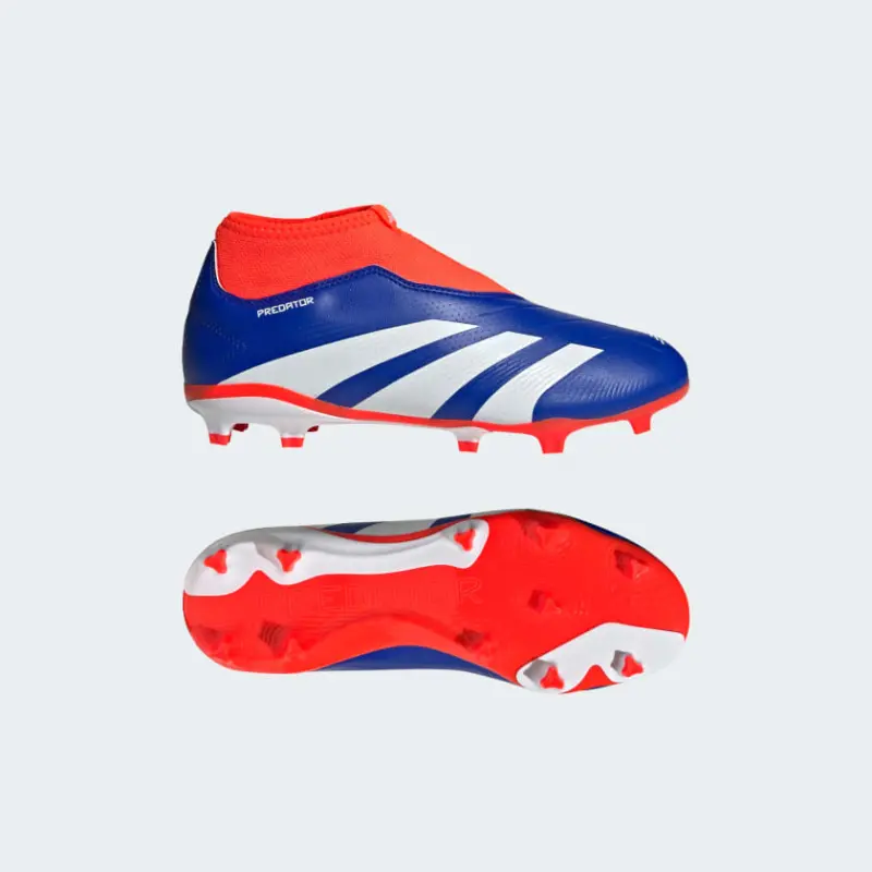 Adidas Predator League Laceless Firm Ground Boots Lucid Blue Kids-IF6356 Kits Collection - Premium Brentford Kits for Supporters
