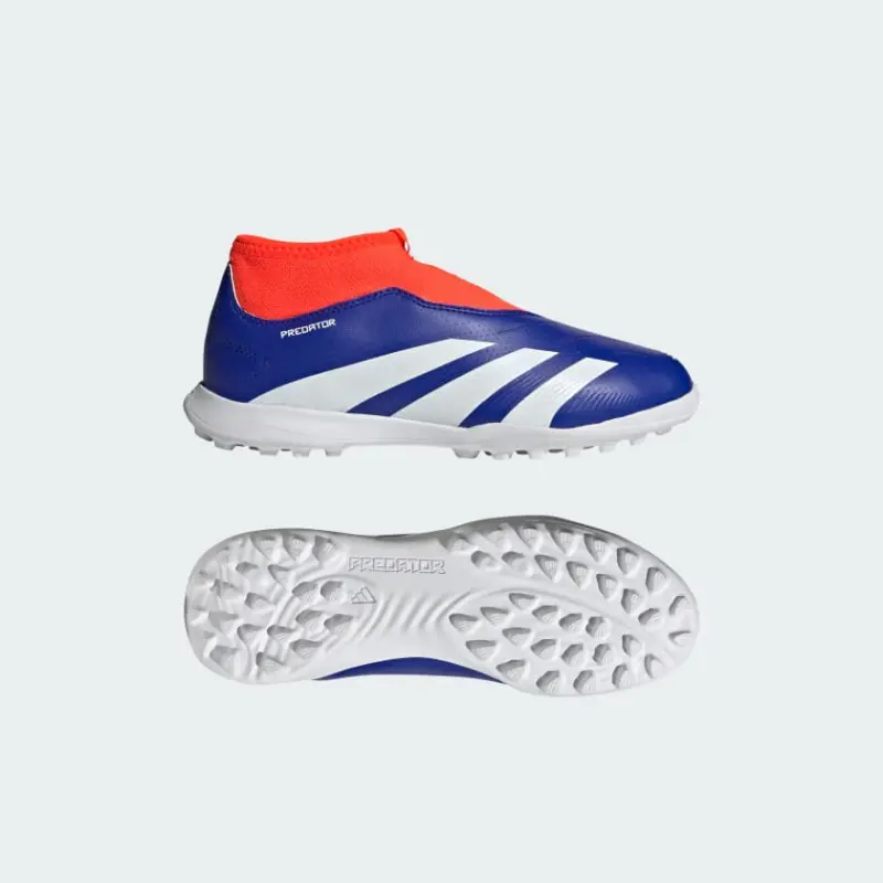 Adidas Predator League Laceless Turf Boots Lucid Blue Kids-IF6429 Kits Collection - Premium Brentford Kits for Supporters