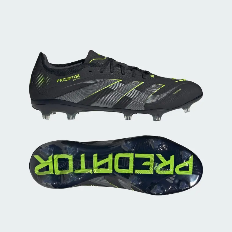 Adidas Predator Pro FG Electric Stealth Pack-JI1197 Kits Collection - Premium Brentford Kits for Supporters