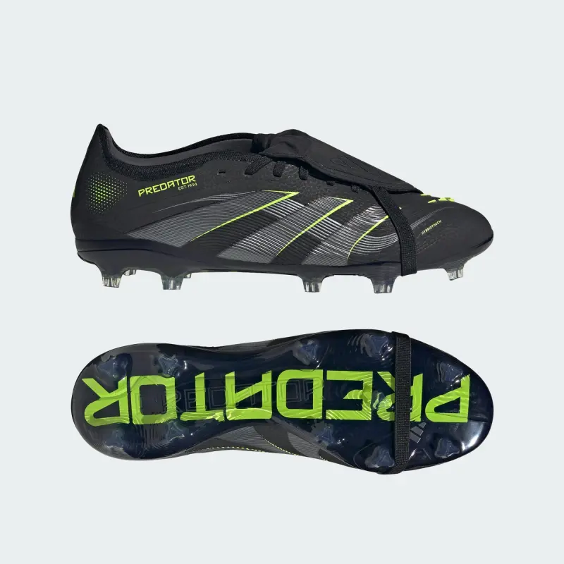 Adidas Predator Pro Fold-Over Tongue FG Electric Stealth Pack-JS4072 Kits Collection - Premium Brentford Kits for Supporters